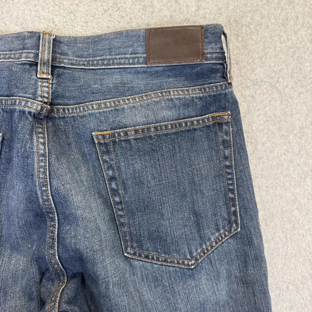 J. Crew The Sutton Men's Size 29x32 Medium Wash Blue Cotton Ankle Jeans
